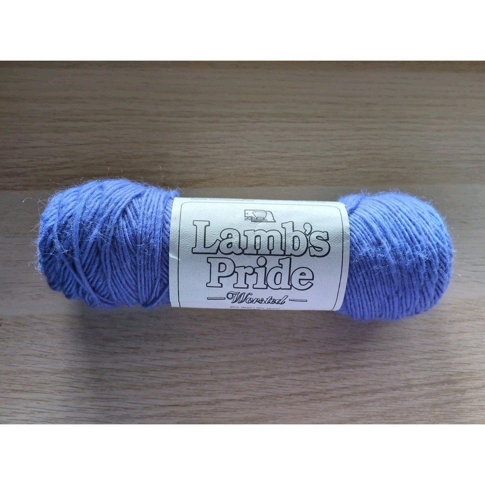 Skein Lambs Pride Periwinkle M59 0169 Worsted Brown Sheep Co 85% Wool/15% Mohair